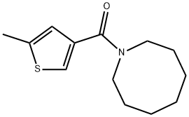 azocan-1-yl-(5-methylthiophen-3-yl)methanone 구조식 이미지