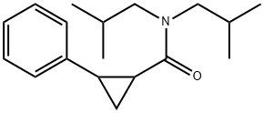 N,N-bis(2-methylpropyl)-2-phenylcyclopropane-1-carboxamide Structure