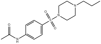 N-[4-(4-propylpiperazin-1-yl)sulfonylphenyl]acetamide Structure