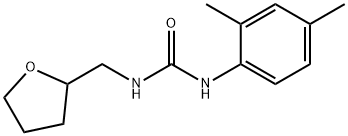 1-(2,4-dimethylphenyl)-3-(oxolan-2-ylmethyl)urea 구조식 이미지