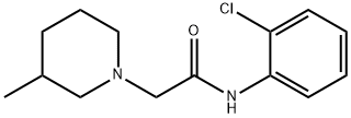 N-(2-chlorophenyl)-2-(3-methylpiperidin-1-yl)acetamide Structure