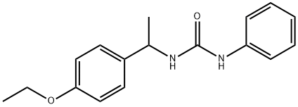 1-[1-(4-ethoxyphenyl)ethyl]-3-phenylurea Structure