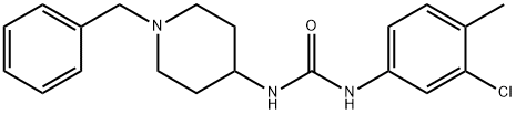 1-(1-benzylpiperidin-4-yl)-3-(3-chloro-4-methylphenyl)urea Structure