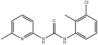 1-(3-chloro-2-methylphenyl)-3-(6-methylpyridin-2-yl)urea Structure
