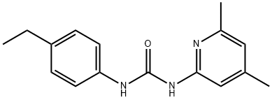 1-(4,6-dimethylpyridin-2-yl)-3-(4-ethylphenyl)urea Structure