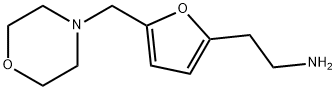 2-[5-(morpholin-4-ylmethyl)furan-2-yl]ethanamine Structure