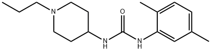 1-(2,5-dimethylphenyl)-3-(1-propylpiperidin-4-yl)urea Structure