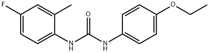 1-(4-ethoxyphenyl)-3-(4-fluoro-2-methylphenyl)urea Structure