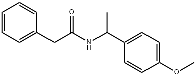 N-[1-(4-methoxyphenyl)ethyl]-2-phenylacetamide Structure