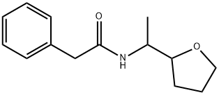 N-[1-(oxolan-2-yl)ethyl]-2-phenylacetamide 구조식 이미지