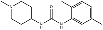 1-(2,5-dimethylphenyl)-3-(1-methylpiperidin-4-yl)urea Structure