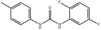 1-(2,5-difluorophenyl)-3-(4-methylphenyl)urea 구조식 이미지