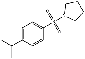 1-(4-propan-2-ylphenyl)sulfonylpyrrolidine 구조식 이미지