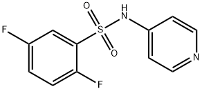 2,5-difluoro-N-pyridin-4-ylbenzenesulfonamide 구조식 이미지