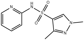 1,3-dimethyl-N-pyridin-2-ylpyrazole-4-sulfonamide Structure
