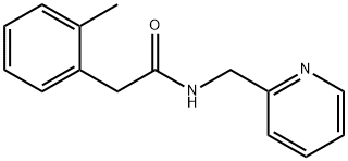 2-(2-methylphenyl)-N-(pyridin-2-ylmethyl)acetamide Structure