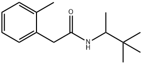 N-(3,3-dimethylbutan-2-yl)-2-(2-methylphenyl)acetamide Structure