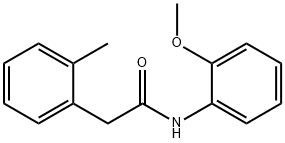 N-(2-methoxyphenyl)-2-(2-methylphenyl)acetamide 구조식 이미지