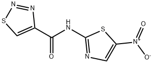 N-(5-nitro-1,3-thiazol-2-yl)thiadiazole-4-carboxamide Structure