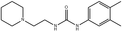 1-(3,4-dimethylphenyl)-3-(2-piperidin-1-ylethyl)urea 구조식 이미지