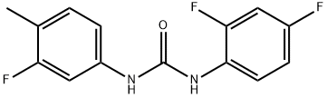 1-(2,4-difluorophenyl)-3-(3-fluoro-4-methylphenyl)urea Structure