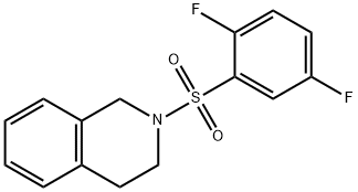 2-(2,5-difluorophenyl)sulfonyl-3,4-dihydro-1H-isoquinoline Structure