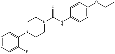 N-(4-ethoxyphenyl)-4-(2-fluorophenyl)piperazine-1-carboxamide Structure