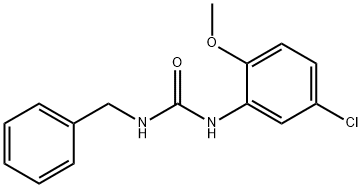 1-benzyl-3-(5-chloro-2-methoxyphenyl)urea 구조식 이미지