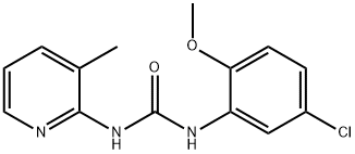 1-(5-chloro-2-methoxyphenyl)-3-(3-methylpyridin-2-yl)urea Structure