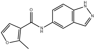 N-(1H-indazol-5-yl)-2-methylfuran-3-carboxamide Structure