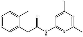 N-(4,6-dimethylpyridin-2-yl)-2-(2-methylphenyl)acetamide Structure