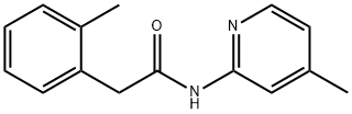 2-(2-methylphenyl)-N-(4-methylpyridin-2-yl)acetamide Structure