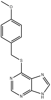 6-[(4-methoxyphenyl)methylsulfanyl]-7H-purine Structure