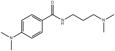 4-(dimethylamino)-N-[3-(dimethylamino)propyl]benzamide 구조식 이미지