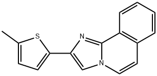 2-(5-methylthiophen-2-yl)imidazo[2,1-a]isoquinoline 구조식 이미지