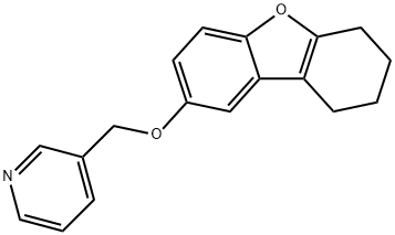 3-(6,7,8,9-tetrahydrodibenzofuran-2-yloxymethyl)pyridine Structure