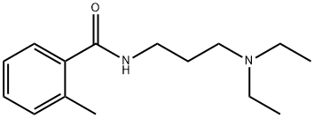 N-[3-(diethylamino)propyl]-2-methylbenzamide 구조식 이미지