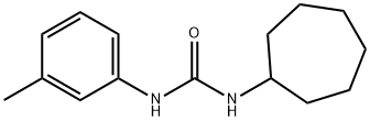 1-cycloheptyl-3-(3-methylphenyl)urea 구조식 이미지