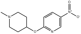 2-(1-methylpiperidin-4-yl)oxy-5-nitropyridine 구조식 이미지