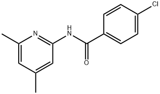 4-chloro-N-(4,6-dimethylpyridin-2-yl)benzamide Structure