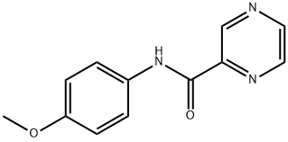 N-(4-methoxyphenyl)pyrazine-2-carboxamide Structure