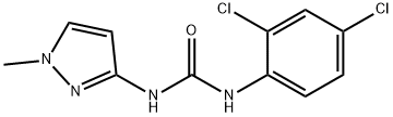 1-(2,4-dichlorophenyl)-3-(1-methylpyrazol-3-yl)urea 구조식 이미지