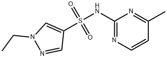 1-ethyl-N-(4-methylpyrimidin-2-yl)pyrazole-4-sulfonamide Structure