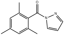 pyrazol-1-yl-(2,4,6-trimethylphenyl)methanone Structure