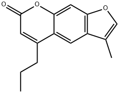 3-methyl-5-propylfuro[3,2-g]chromen-7-one Structure