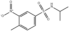 4-methyl-3-nitro-N-propan-2-ylbenzenesulfonamide Structure