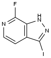 7-Fluoro-3-iodo-1H-pyrazolo[3,4-c]pyridine Structure