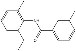 N-(2-ethyl-6-methylphenyl)-3-methylbenzamide Structure