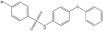 4-bromo-N-(4-phenoxyphenyl)benzenesulfonamide Structure