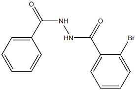 N'-benzoyl-2-bromobenzohydrazide 구조식 이미지